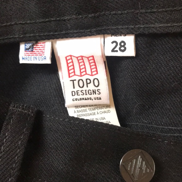 Topo Designs Black Jeans - Picture 2 of 3